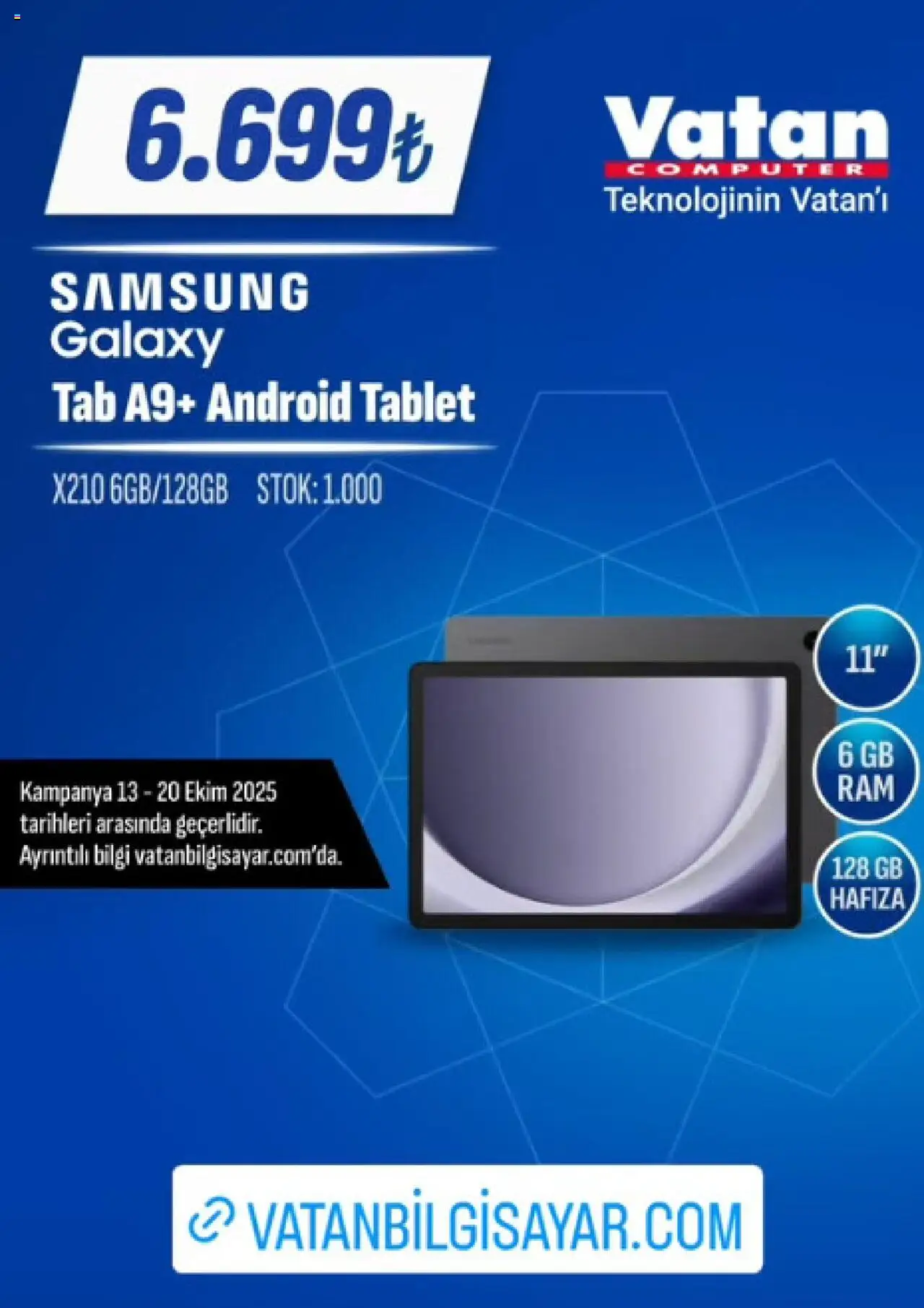 Vatan Bilgisayar İndirim - 13.10.2025 tarihinden itibaren geçerlidir | Sayfa: 2 | Ürünler: Tablet