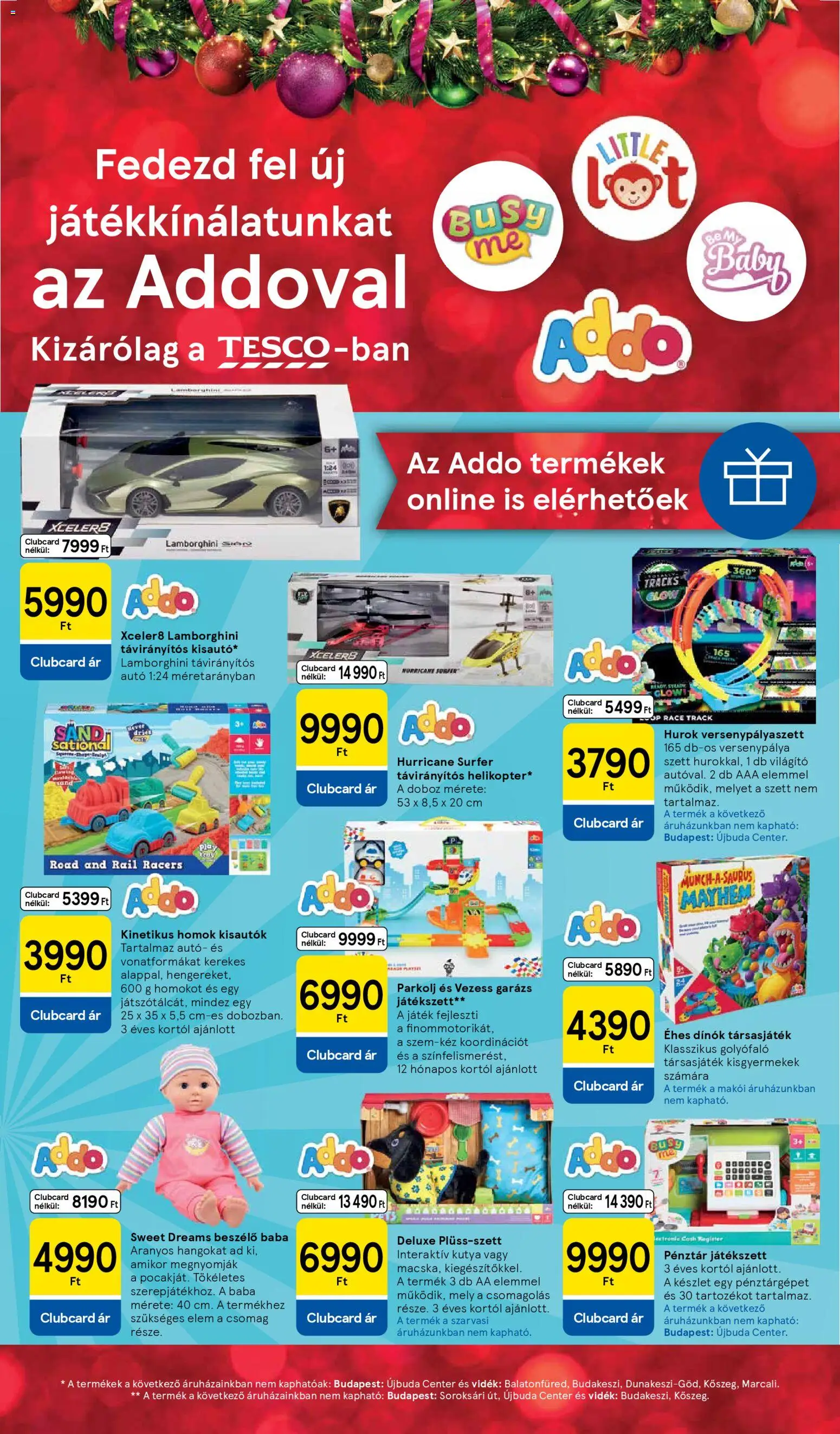 Tesco akciós ujság - amely érvényes a következő dátumtól: 29.10.2025 | Oldal: 3 | Termékek: Játék, Doboz, Társasjáték