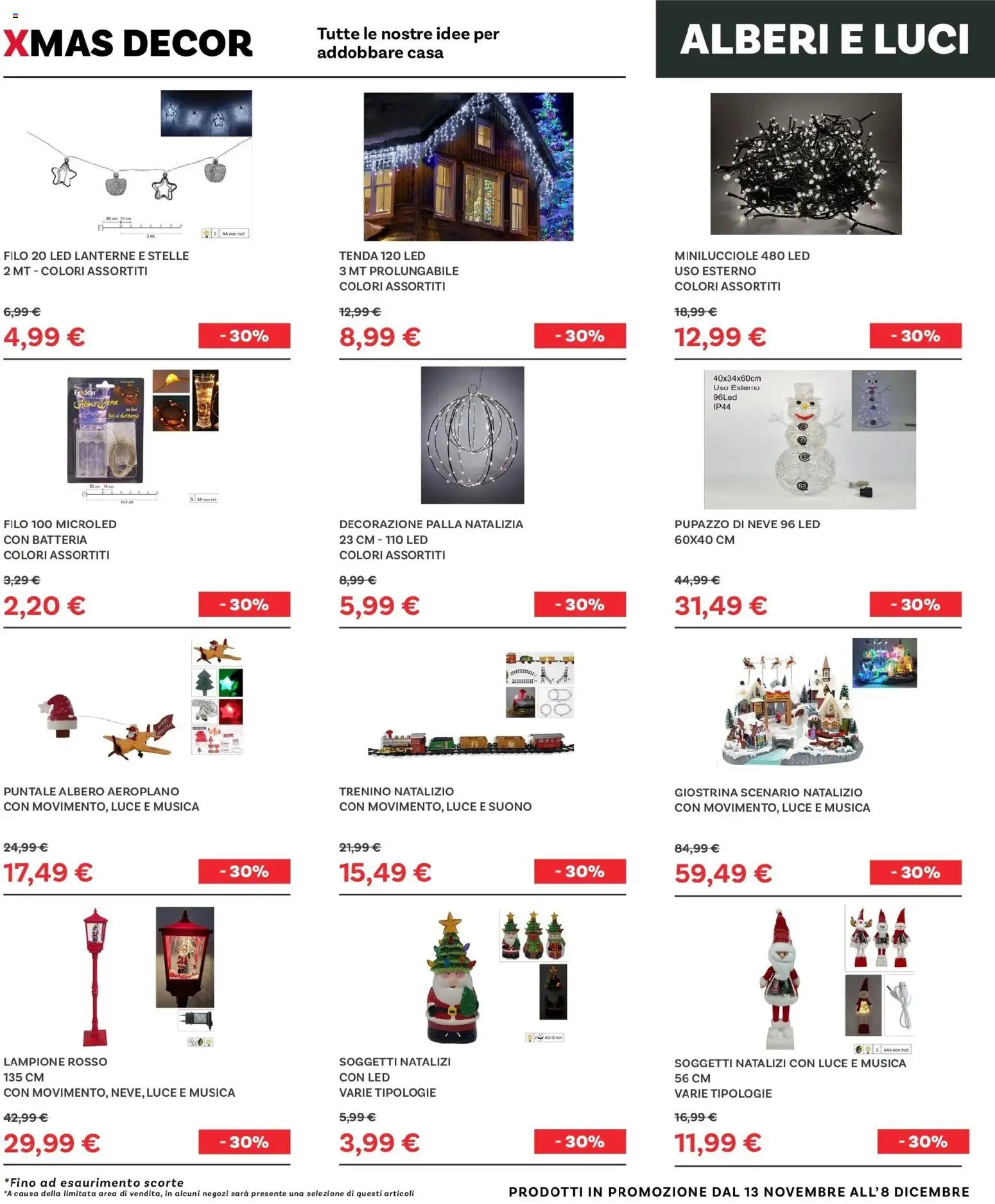 Volantino Max Factory del 13.11.2025 | Pagina: 15 | Prodotti: Tenda, Lampione, Batteria