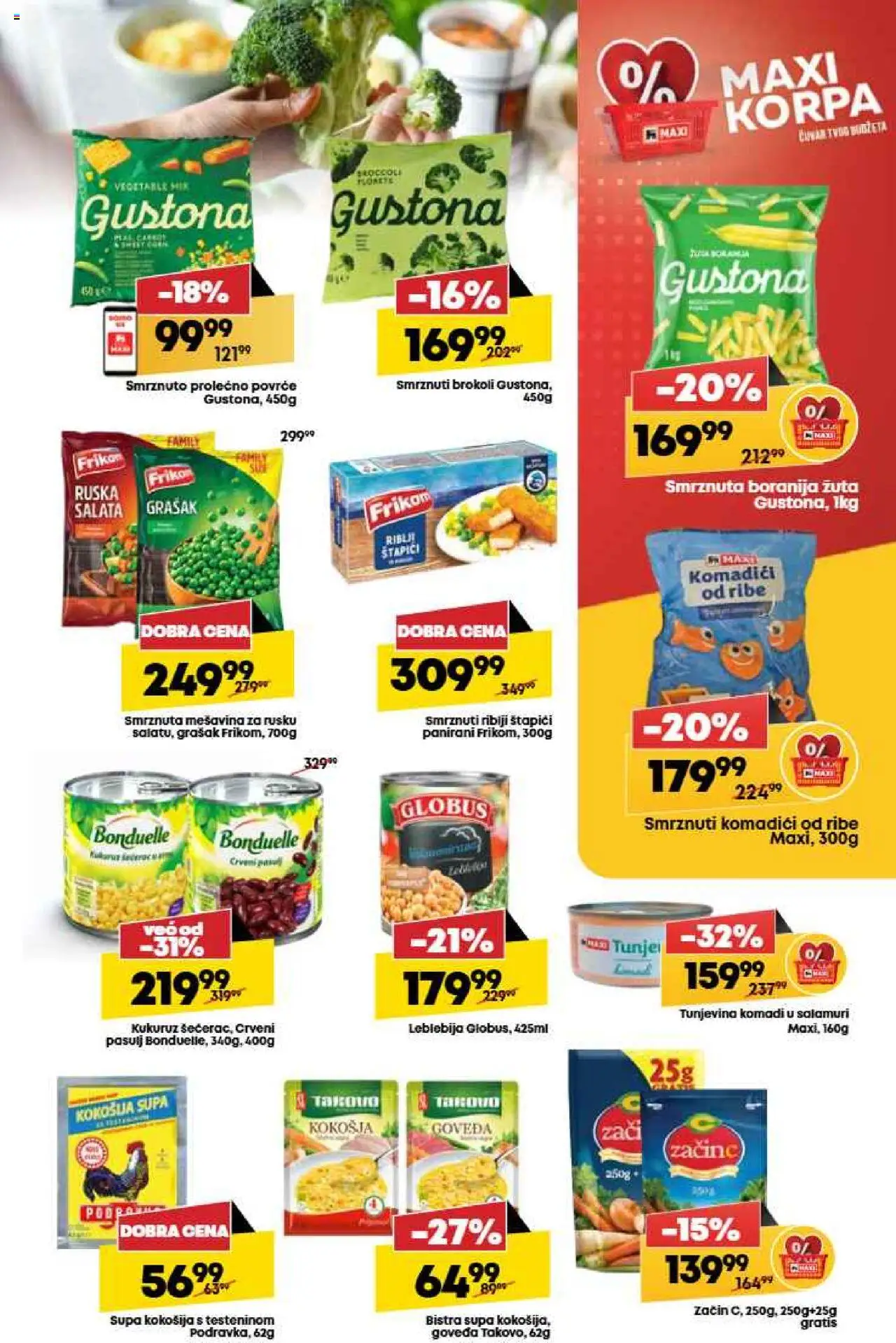 Mega Maxi katalog - važi od 31.07.2025 | Strana: 13 | Proizvode: Boranija, Pasulj, Salata, Grašak