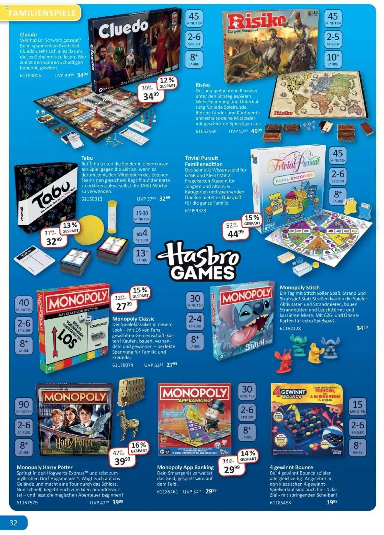 Vedes Prospekt 	 - gültig ab dem 25.08.2025 | Seite: 32 | Produkte: Spiel