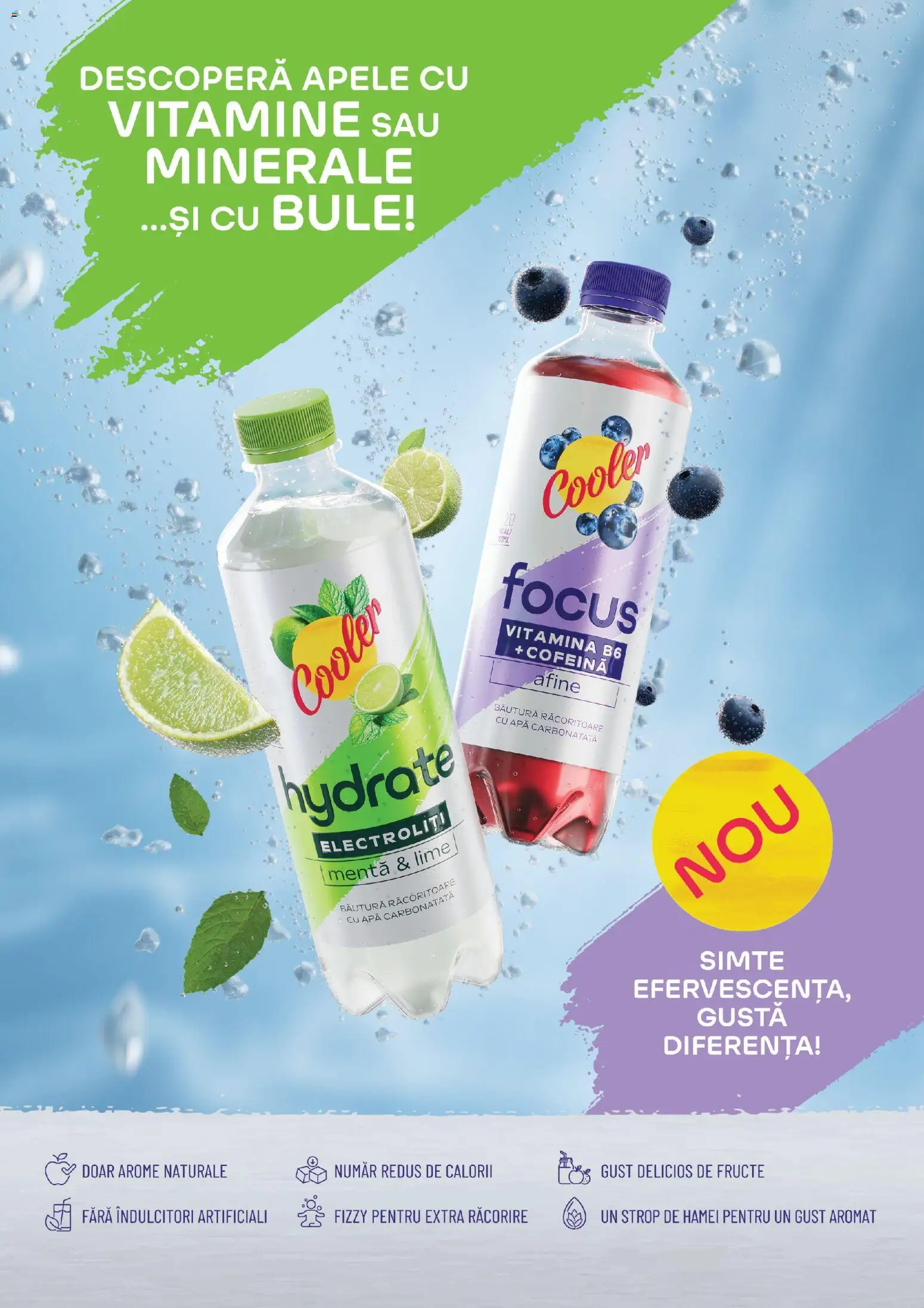 Noul catalog Mega Image – valabil de la 23.04.2026 | Pagină: 14 | Produse: Lime, Afine, Apă, Fructe