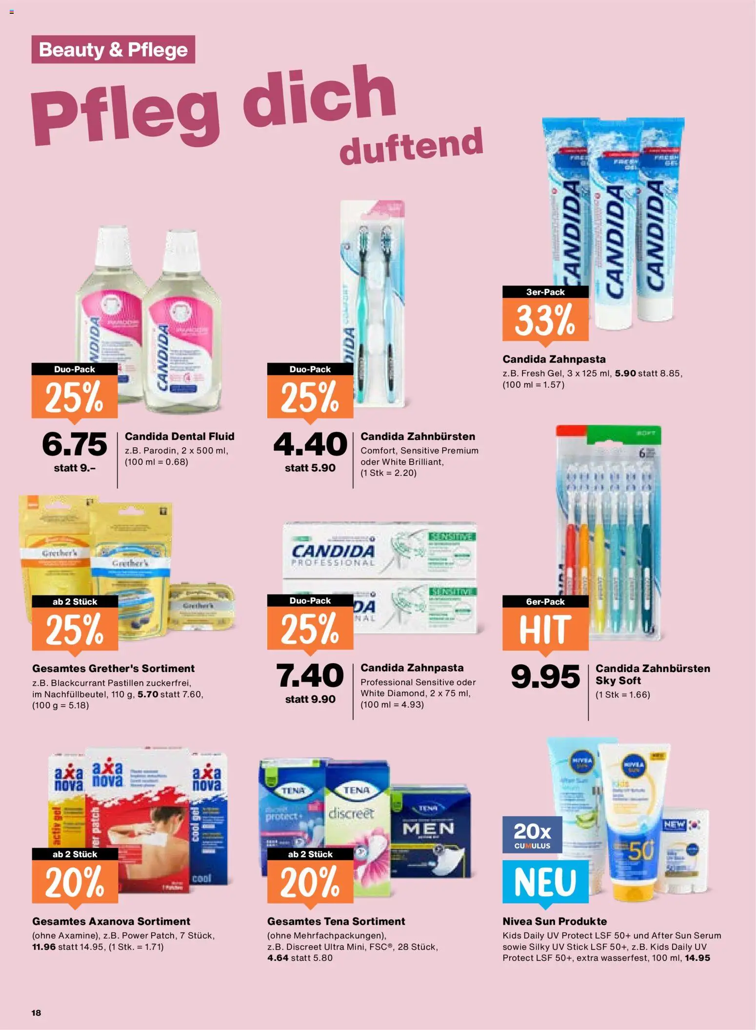 Migros aktionen – gültig ab 12.03.2026 | Seite: 18 | Produkte: Serum, Zahnpasta, After Sun