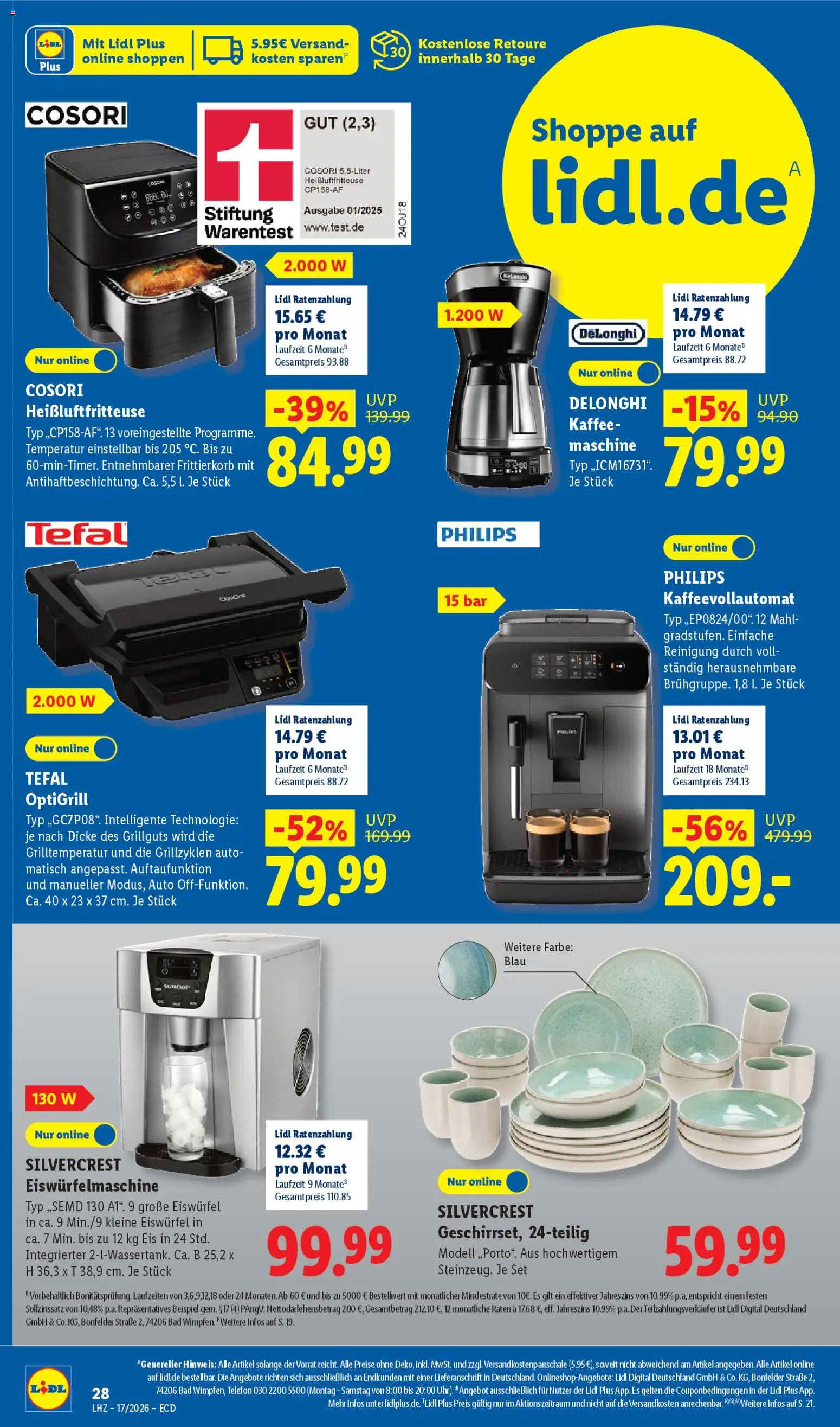 Lidl Německo leták od 20.04.2026 | Strana: 46 | Produkty: Telefon, Tefal