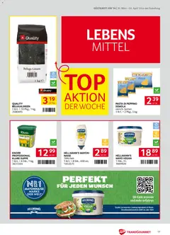 Transgourmet Zustellaktion ab 30.03.2026 gültig | Seite: 17 | Produkte: Pasta, Mayonnaise