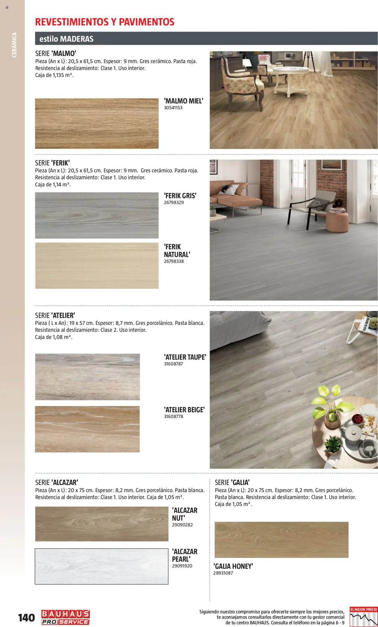 Bauhaus - ProService  │ válido desde el 24.02.2025 | Página: 140 | Productos: Pasta, Té, Teléfono, Caja