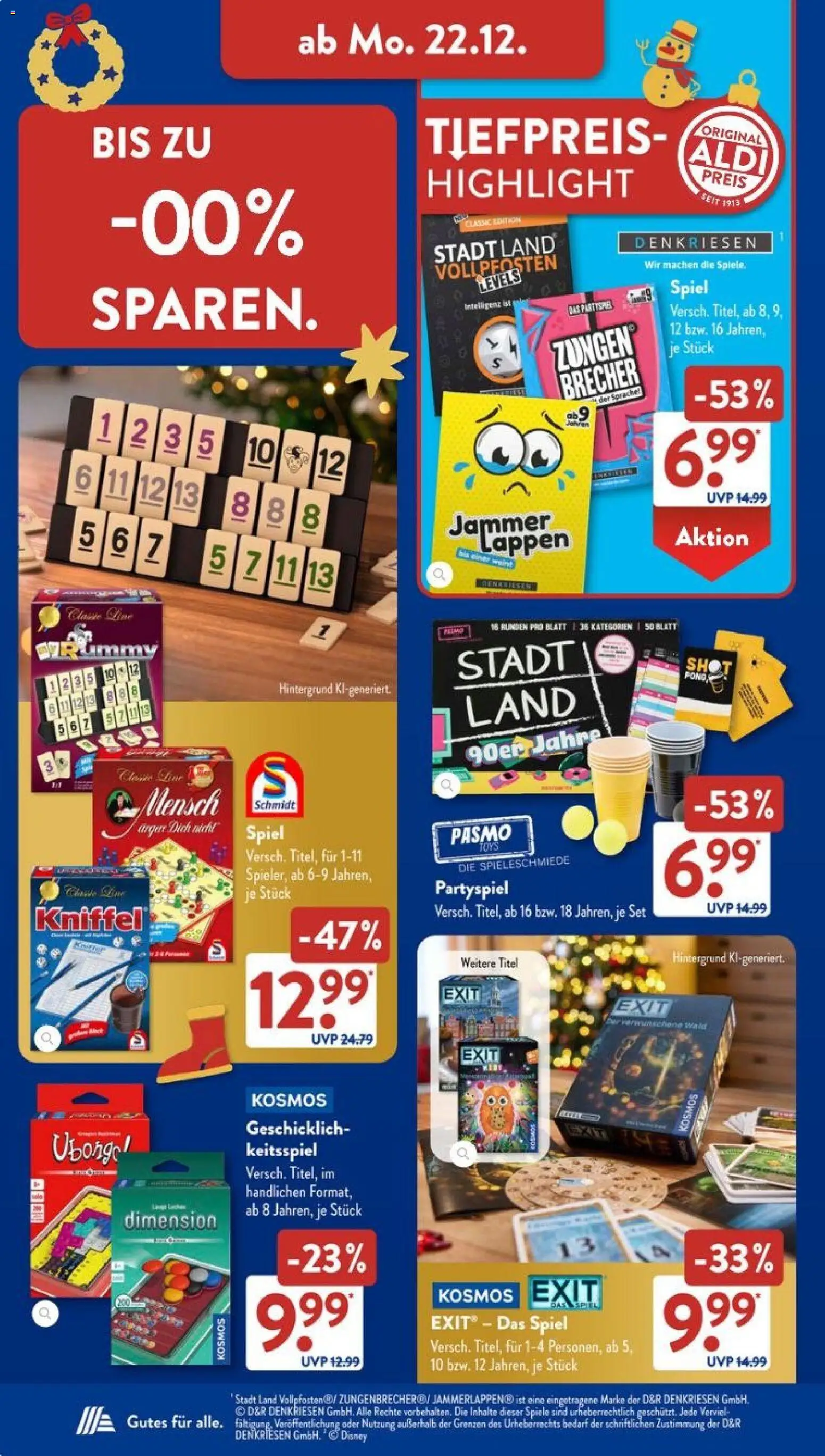 Aldi Süd Prospekt 	 – gültig ab 22.12.2025 | Seite: 24 | Produkte: Spiel