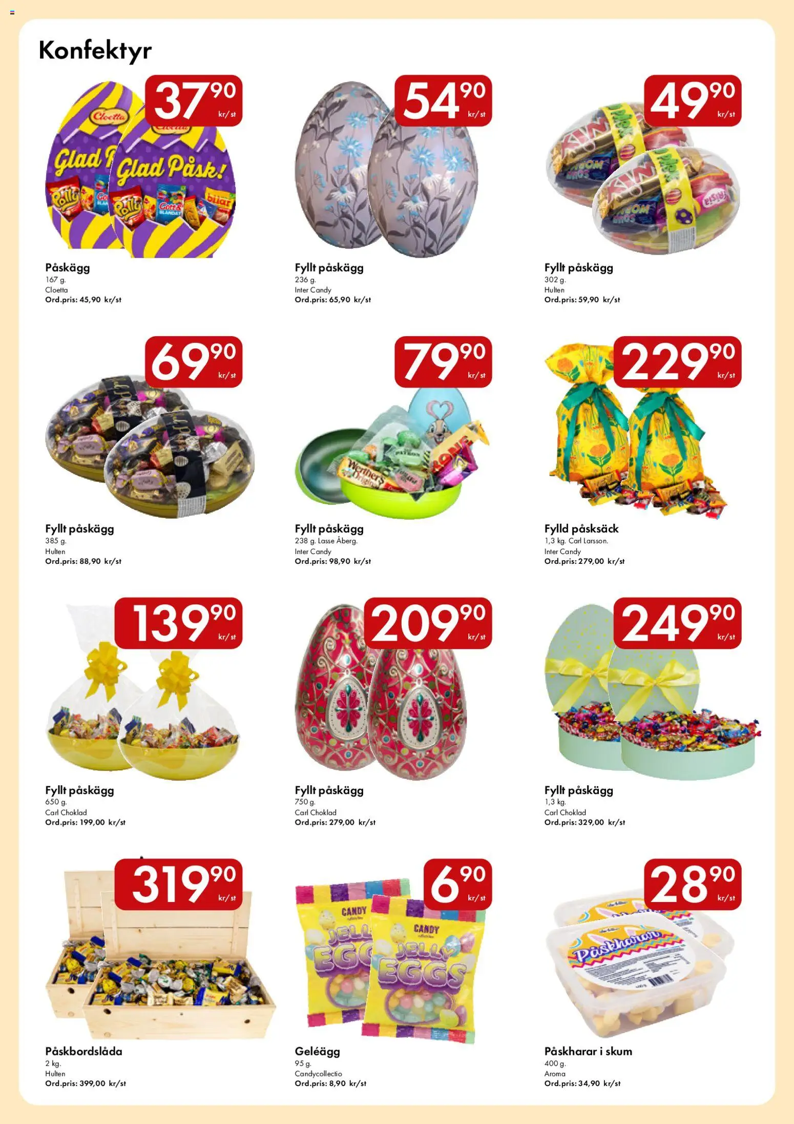 Hypermarkety reklamblad aktuell från 23.03.2026 | Sida: 13 | Produkter: Choklad
