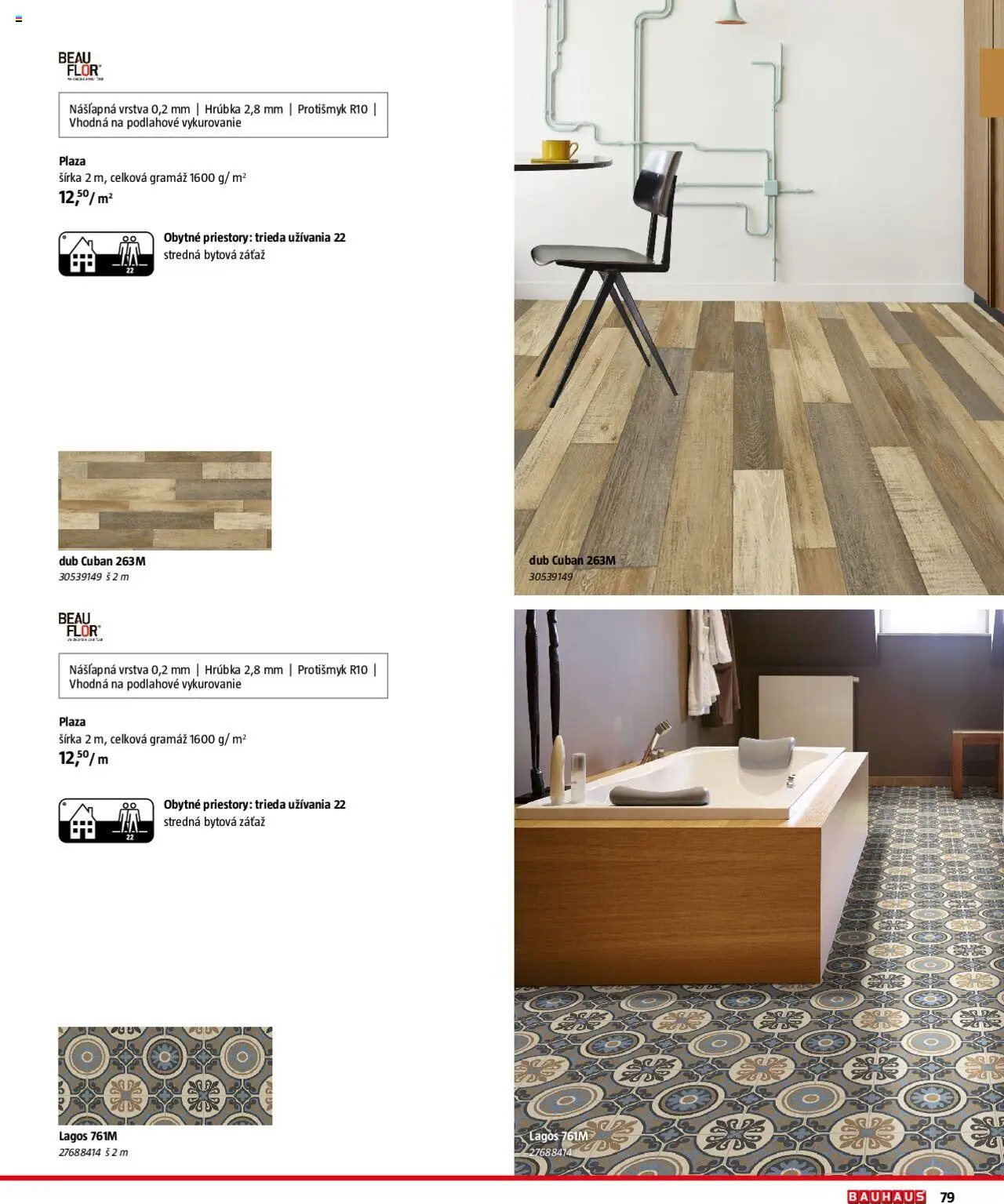 Bauhaus katalóg Podlahové krytiny │ platný od 04.08.2025 | Strana: 79