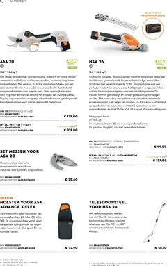 Aveve Gids tuinmachines - Voorbeeld van een folder van Aveve, geldig van 01.03.2026 | Pagina: 8 | Producten: Tas, Gewicht, Kan