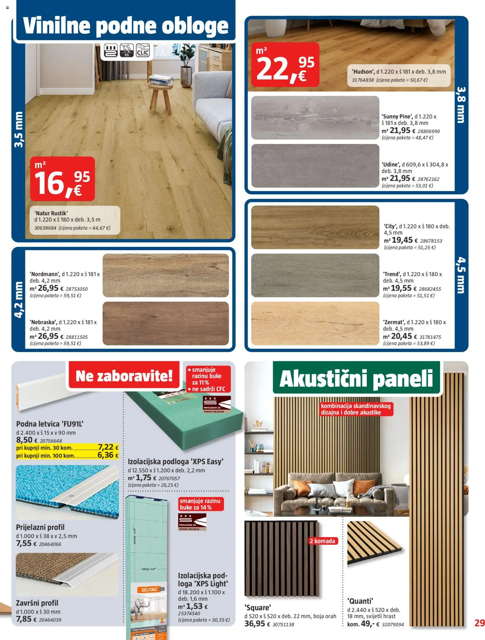 Bauhaus katalog | vrijedi od 01.01.2026 | Stranica: 29 | Proizvodi: Orah