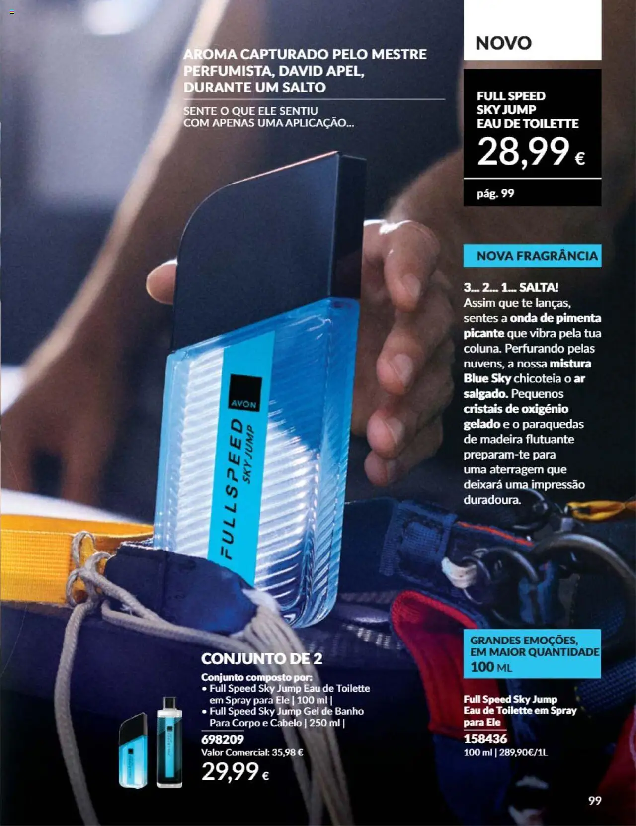 Catálogo Avon Campanha 6 │ válido de 01.06.2025 | Página: 99 | Produtos: Pimenta, Eau de toilette, Gelado, Banho
