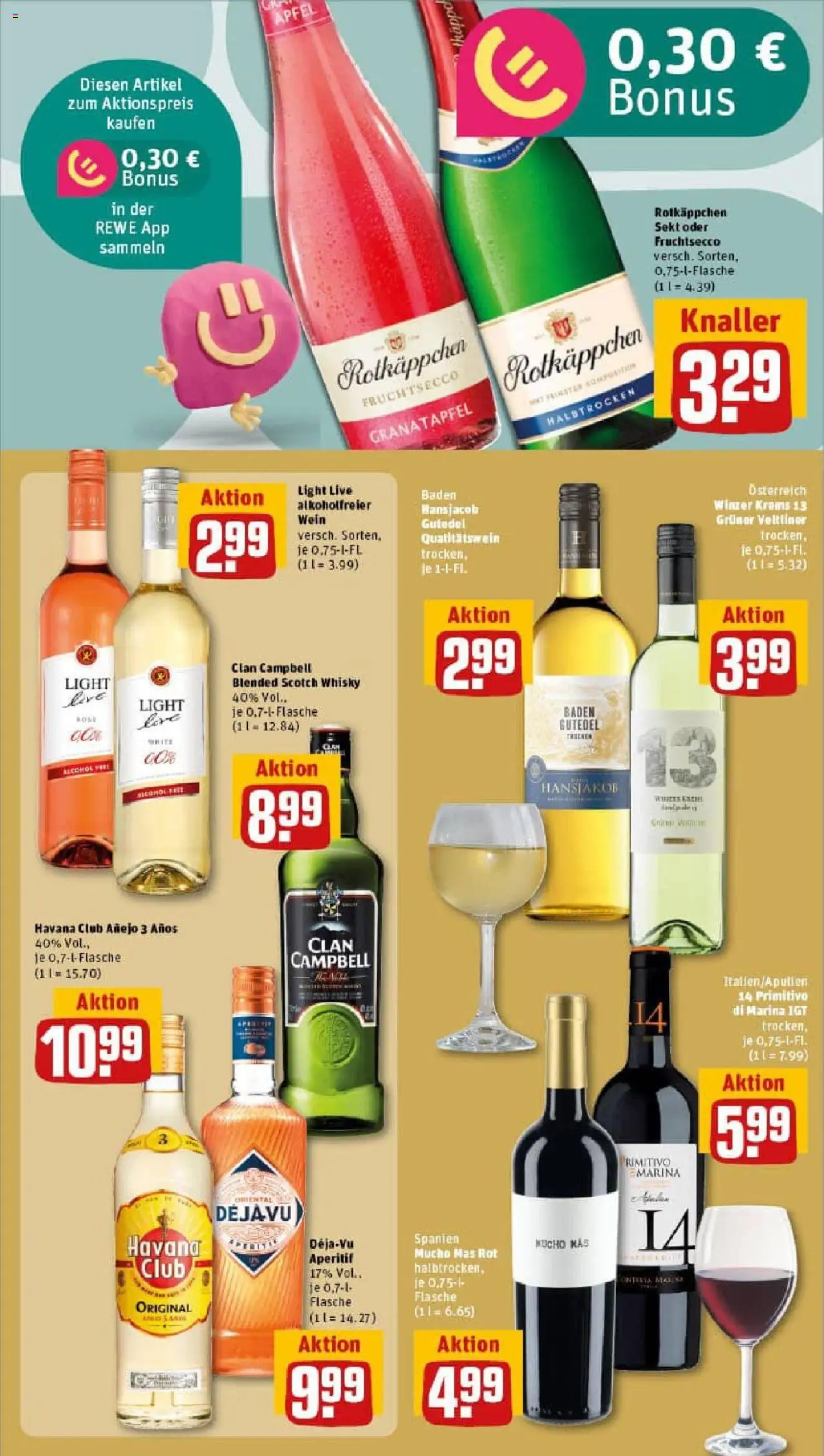 Rewe prospekt Dortmund	 - gültig ab dem 06.07.2025 | Seite: 19 | Produkte: Havana club, Whisky, Sekt, Fruchtsecco