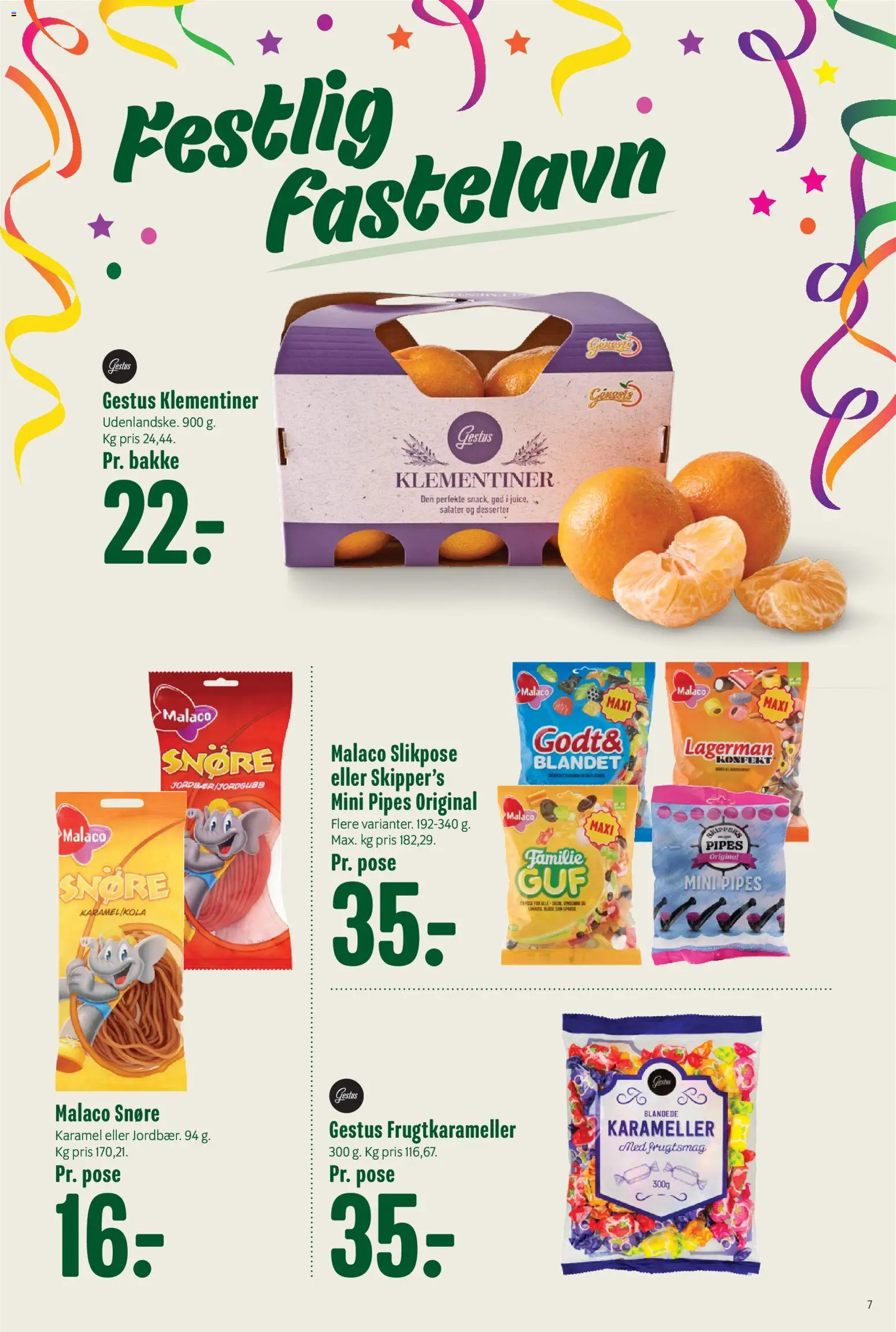 Min Købmand tilbudsavis – gyldig fra 13.02.2026 | Side: 7 | Produkter: Karameller