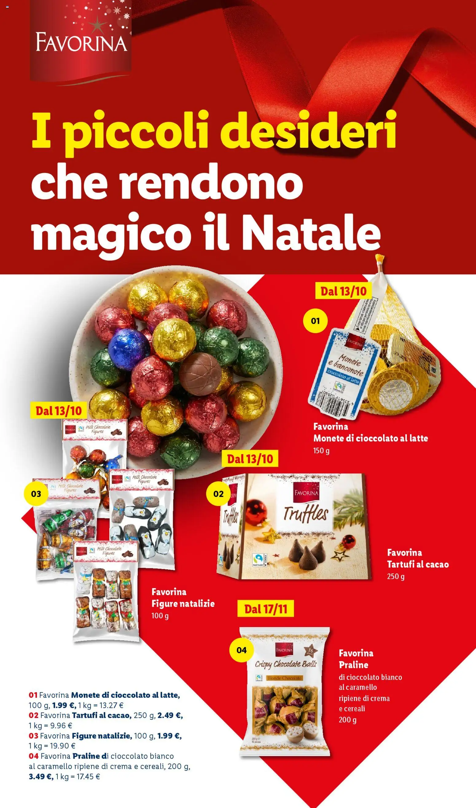 Volantino Lidl del 24.10.2025 | Pagina: 50 | Prodotti: Crema, Cioccolato, Cereali, Latte
