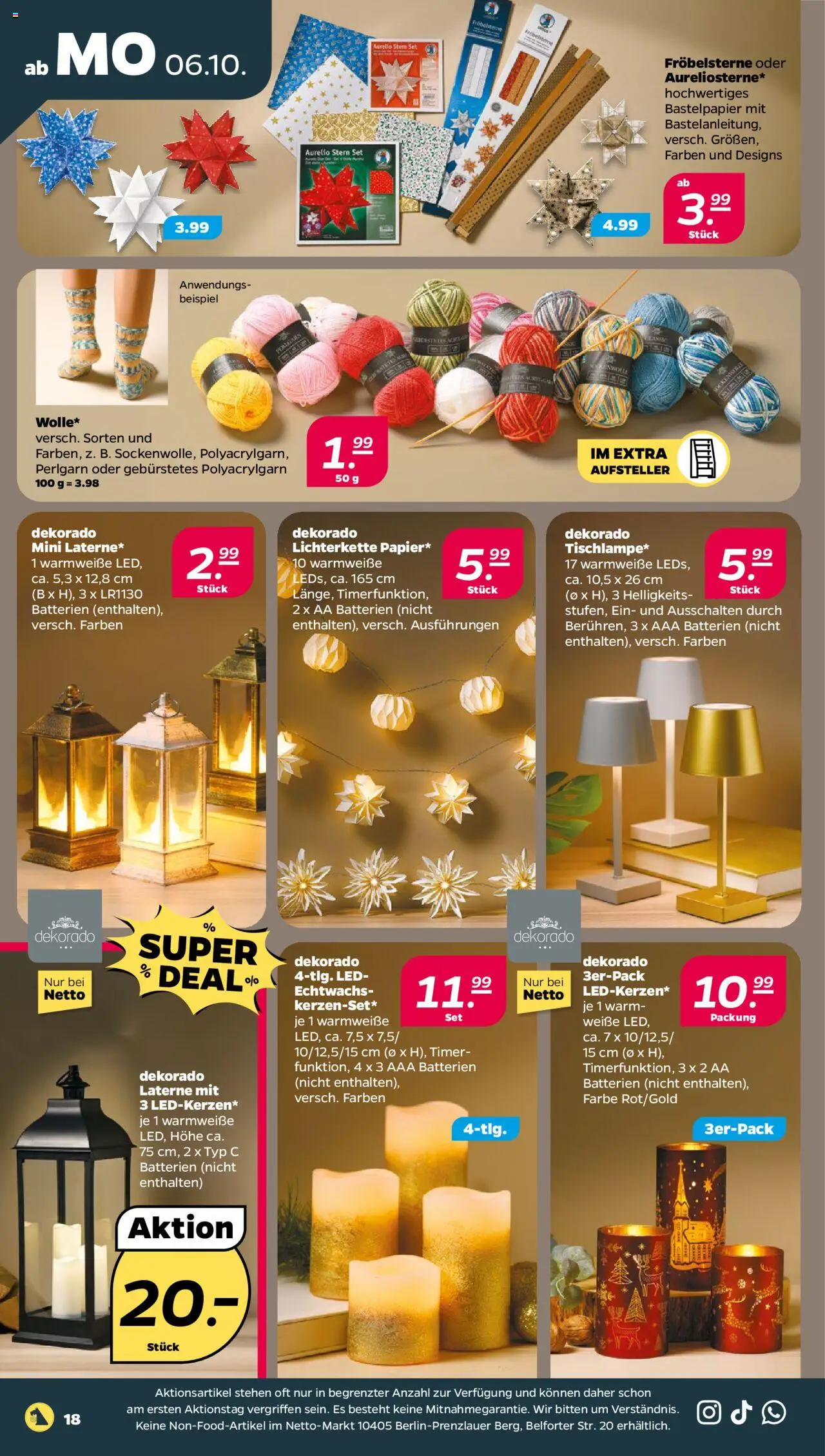 Netto Prospekt 	 – gültig ab 06.10.2025 | Seite: 18 | Produkte: Batterien