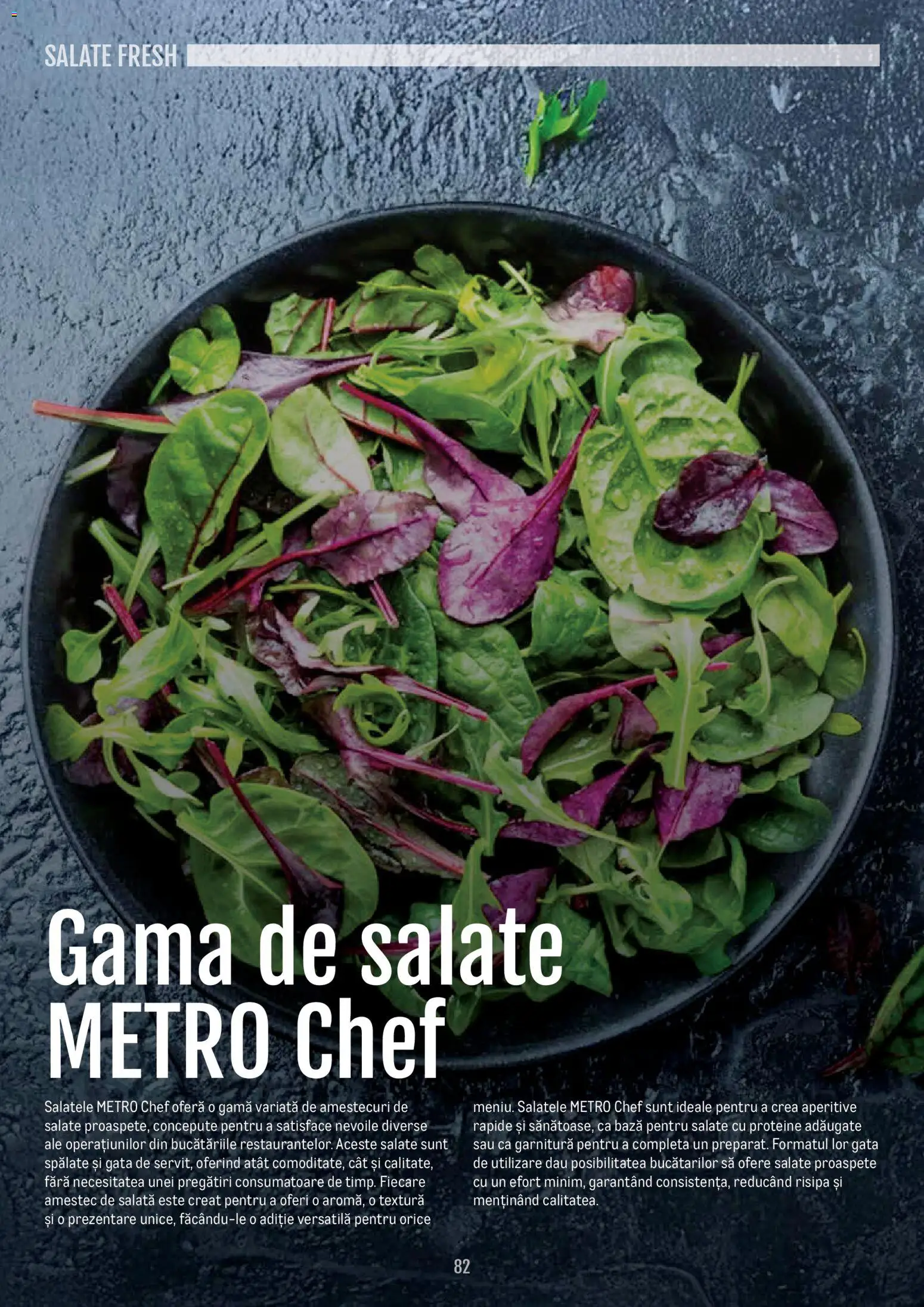 Noul catalog Metro – valabil de la 14.11.2024 | Pagină: 82 | Produse: Masaüstü kılıfı, Salată
