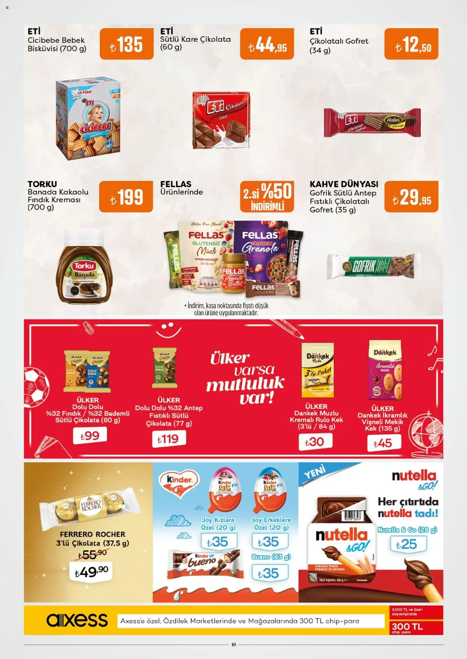 Özdilek Katalog - 03.12.2025 tarihinden itibaren geçerlidir | Sayfa: 10 | Ürünler: Gofret, Çikolatalı gofret, Kasa, Ağırlık