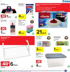 Anteprima del volantino Carrefour volantino valido a partire dal 26.03.2026 | Pagina: 35 | Prodotti: Stendibiancheria, Scopa, Secchio, Contenitore