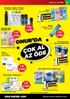 Onur Market Katalog - 10.07.2025 tarihinden itibaren geçerlidir | Sayfa: 3