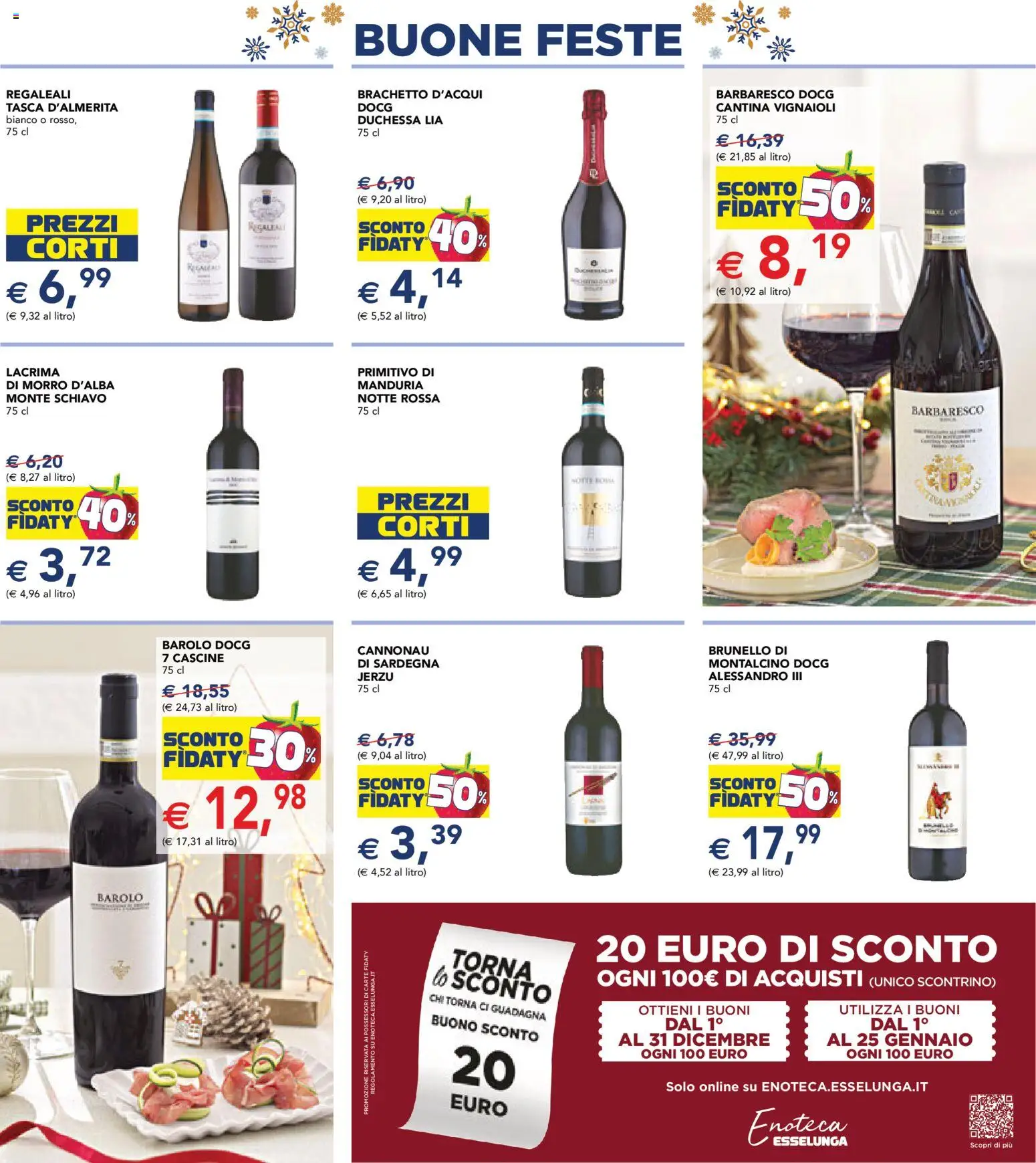 Volantino Esselunga S del 11.12.2025 | Pagina: 15 | Prodotti: Enoteca