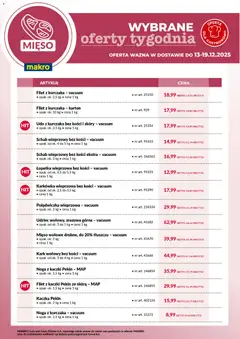 Pogląd oferty "Makro Gazetka - Wybrane oferty tygodnia w dostawie" - ważna od 13.12.2025