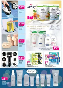 Pogląd oferty "Drogerie Polskie gazetka" - ważna od 10.04.2026 | Strona: 6 | Produkty: Mydło w płynie, Golarka, Szampon, Mydło