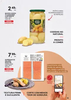 Pré-visualização SUPREMAS DE SALMÃO KOLD FIN, Supremas de salmão Kold Fin congeladas, embalagem de 250 g. válido de 11.11.2025 | Página: 15