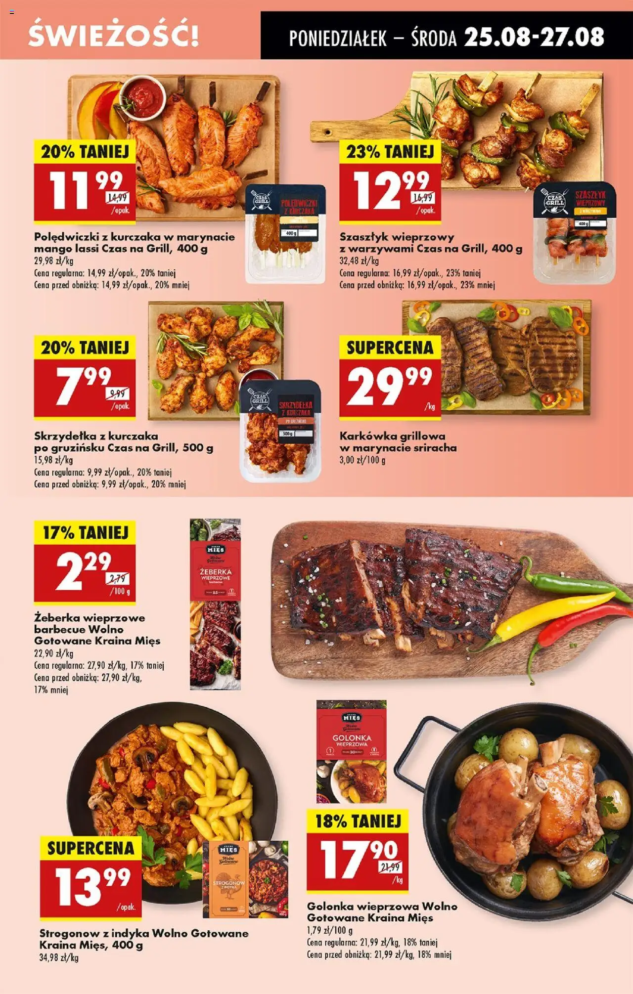 Biedronka gazetka od 25.08.2025 | Strona: 31 | Produkty: Mango, Kraina mięs, Grill, Sriracha