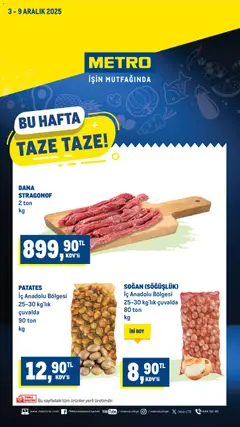 03.12.2025 tarihinden itibaren geçerli olan Metro kataloğu önizlemesi