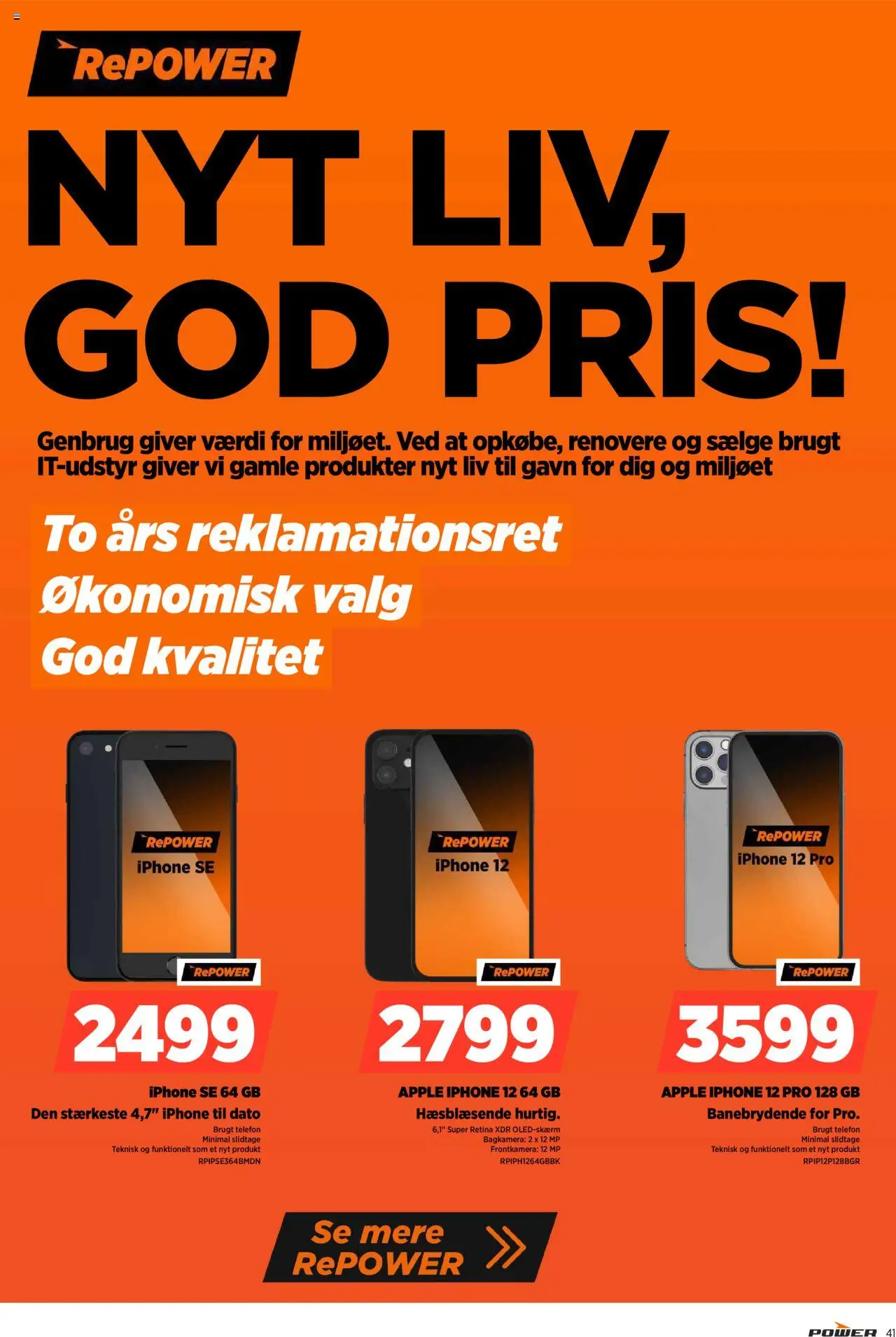 Power tilbudsavis – gyldig fra 03.10.2025 | Side: 41 | Produkter: Telefon, Søm