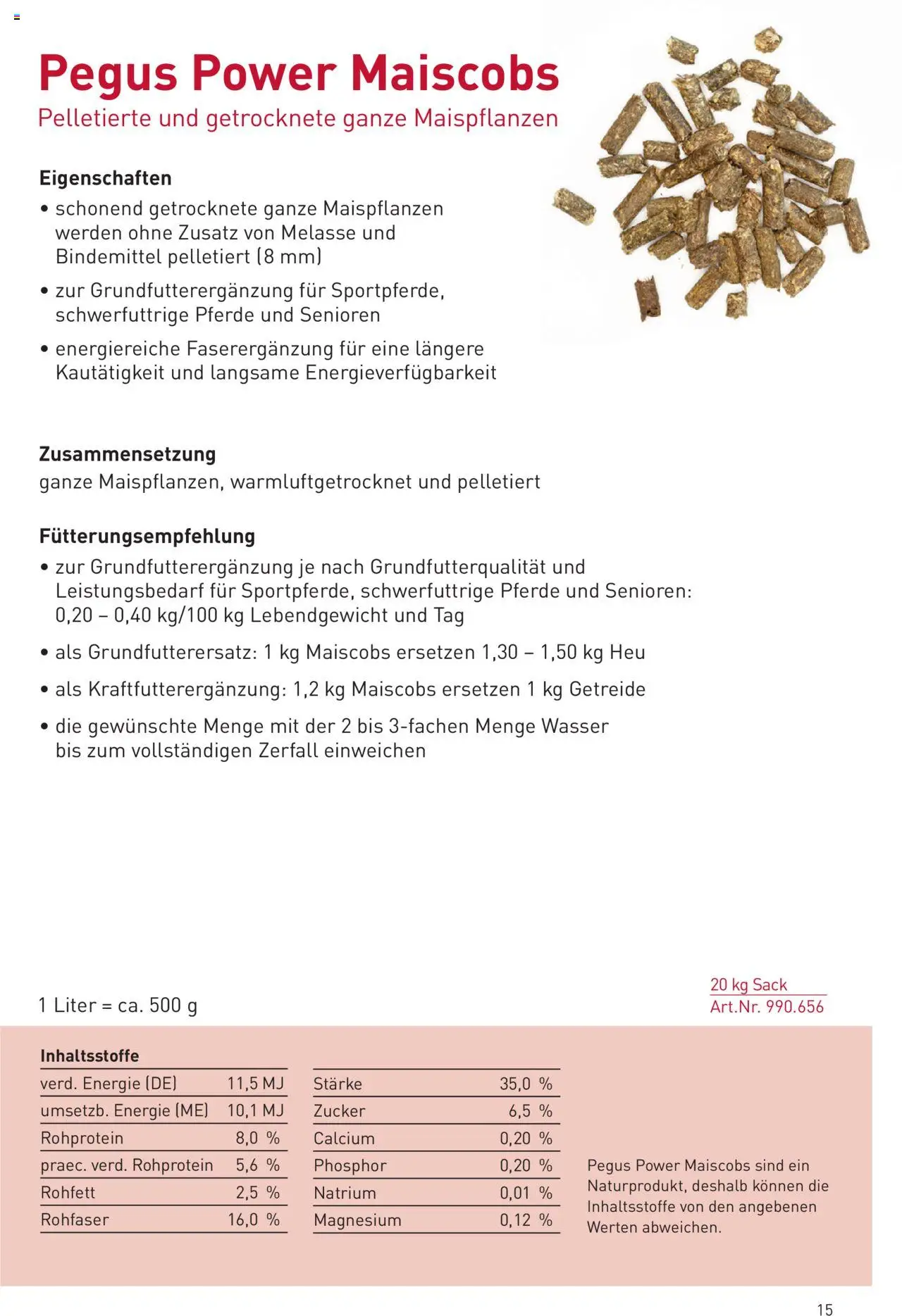 Lagerhaus  Pegus gültig ab 10.09.2025 | Seite: 15 | Produkte: Getreide, Wasser, Zucker
