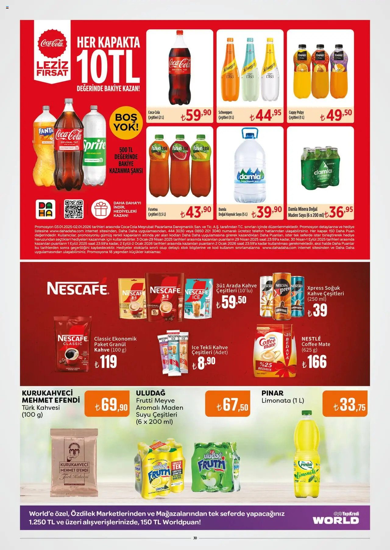 Özdilek Katalog - 20.05.2025 tarihinden itibaren geçerlidir | Sayfa: 30 | Ürünler: Limonata, Elma, Fanta, Sprite