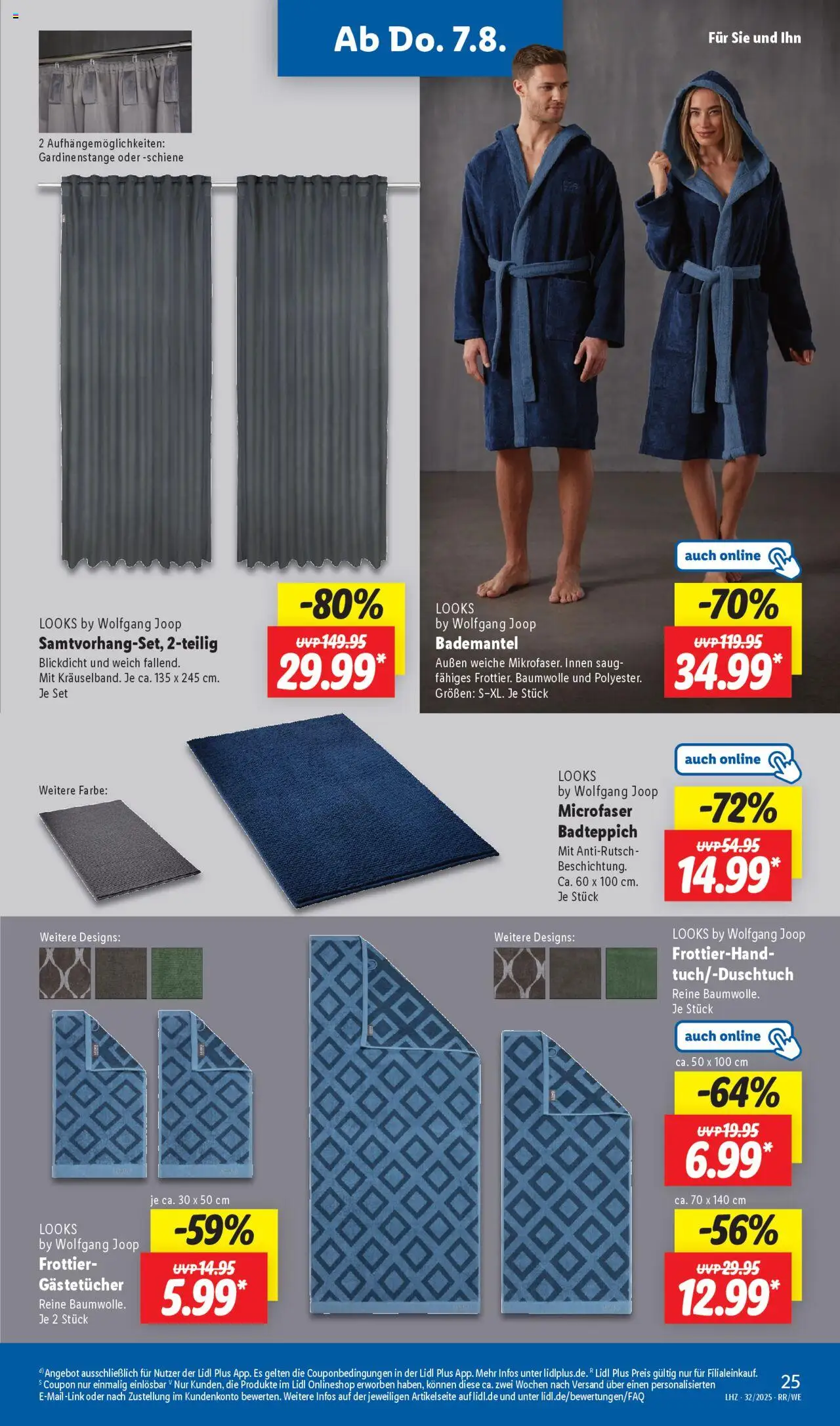 Lidl Prospekt 	 - gültig ab dem 04.08.2025 | Seite: 17 | Produkte: Bademantel