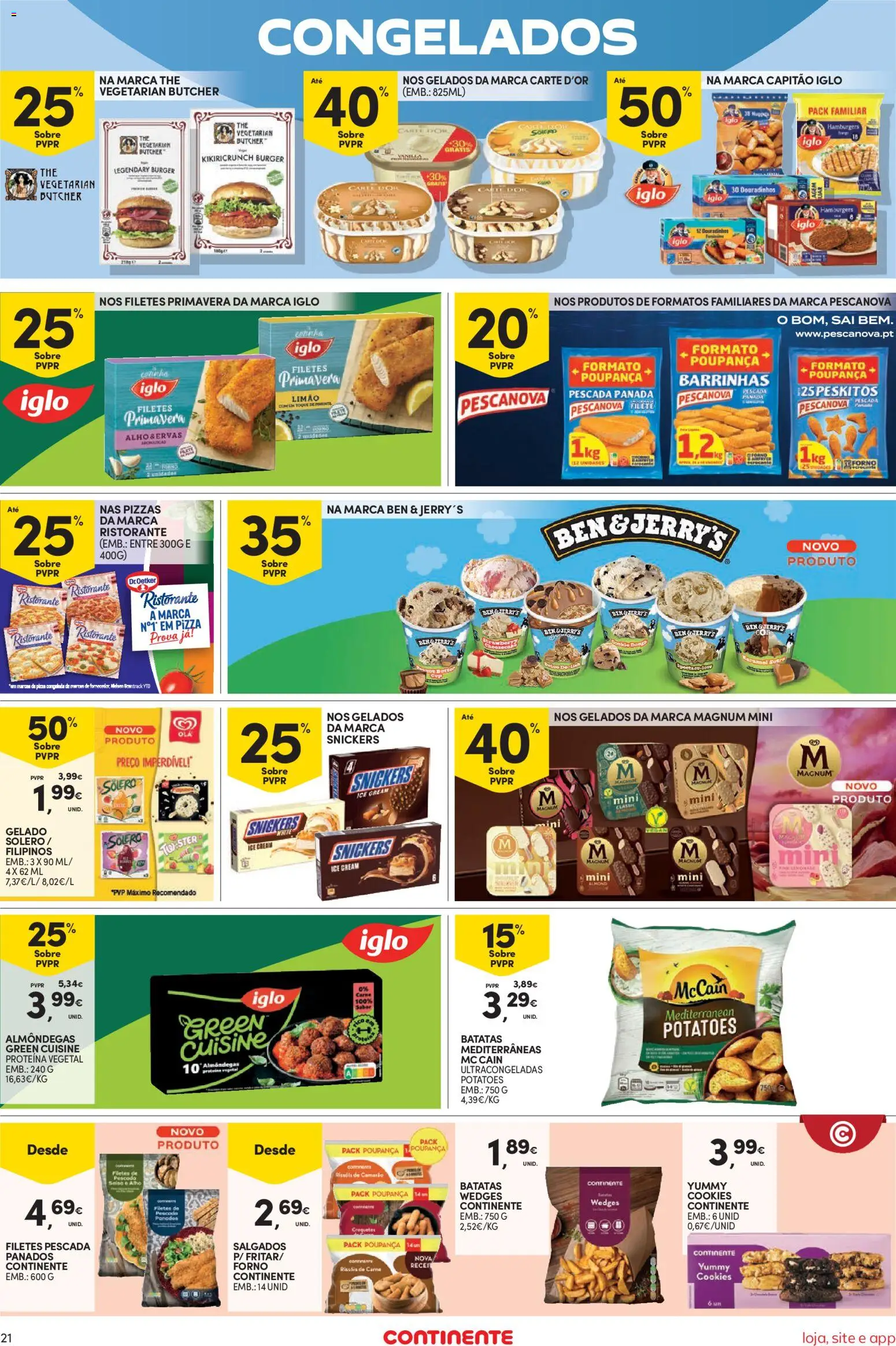 Continente Semanal Continente Bom Dia │ válido de 25.11.2025 | Página: 21 | Produtos: Pimenta, Pizza, Carne, Proteina