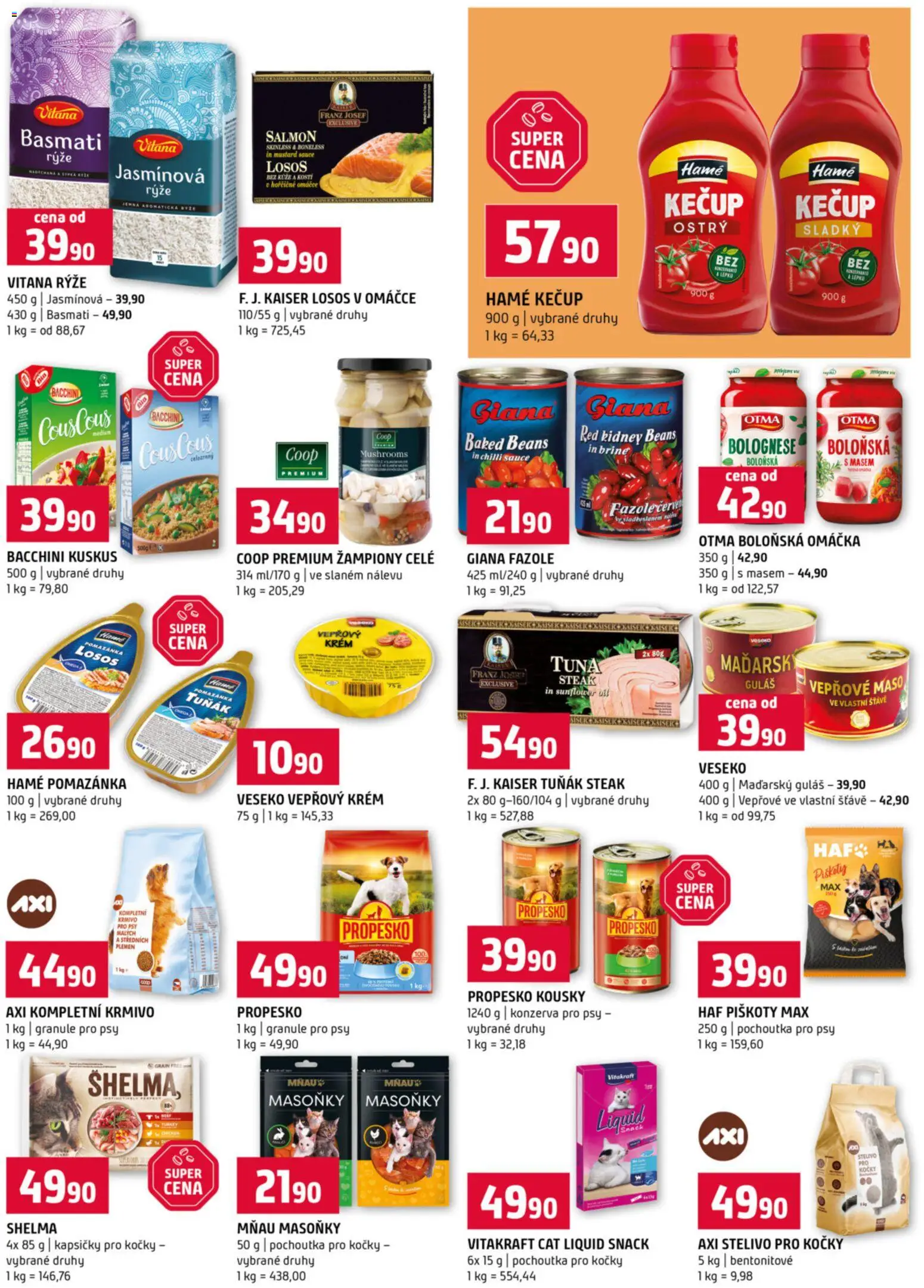 Terno leták od 08.04.2026 | Strana: 11 | Produkty: Žampiony, Steak, Kuskus, Konzerva pro psy