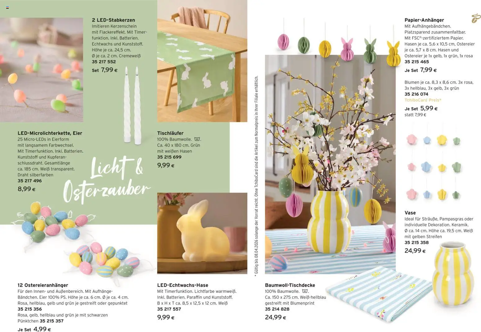 Tchibo Eduscho Tchibo Magazin gültig ab 04.03.2026 | Seite: 7 | Produkte: Vase, Eier