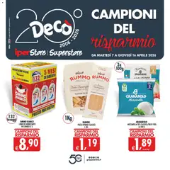 Anteprima del volantino Decò volantino iperStore, Superstore Sicilia valido a partire dal 07.04.2026