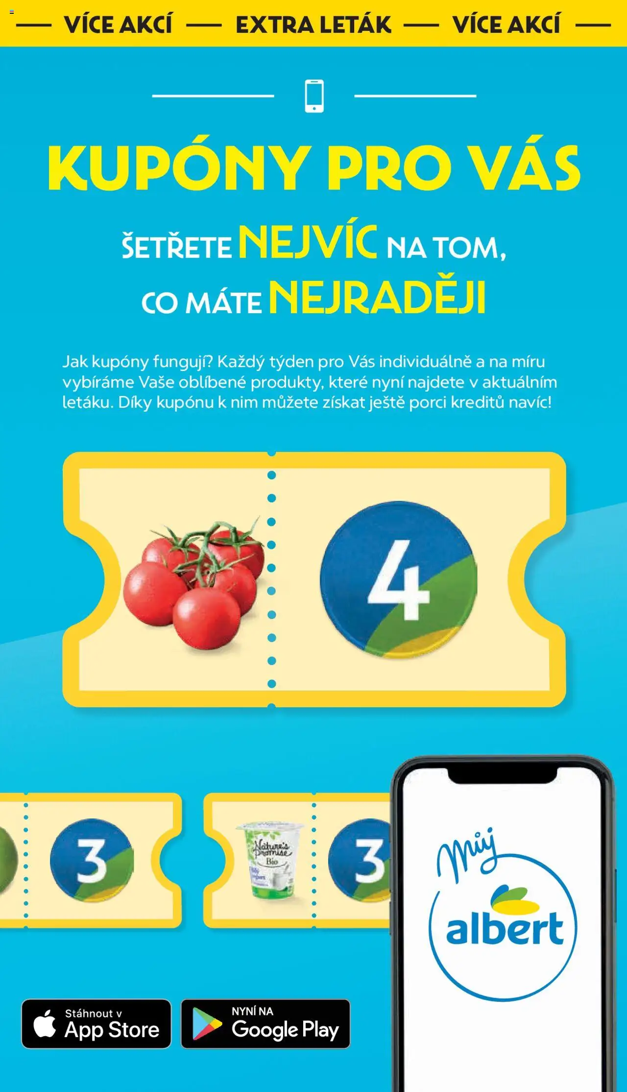 Albert leták - Supermarket od 11.06.2025 | Strana: 18 | Produkty: Bio jogurt, Jogurt, Rajčata, Avokádo