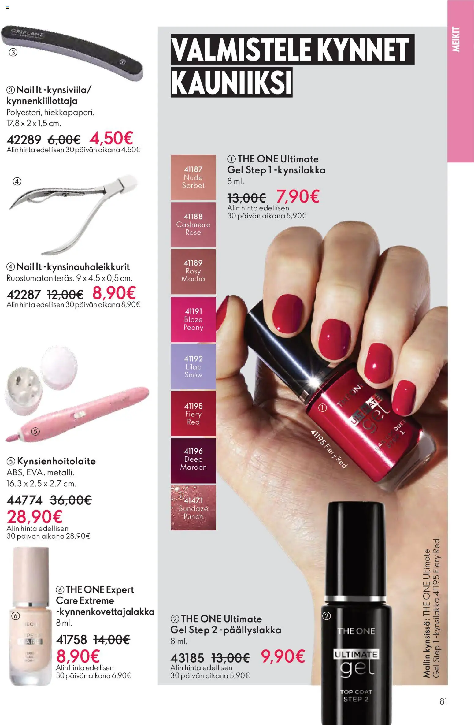 Oriflame - Black Friday – voimassa 19.11.2025 alkaen | Sivu: 81 | Tuotteet: Kynsilakka
