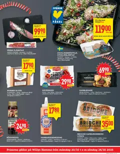 Willys - erbjudanden Hemma - Förhandsvisning av reklamblad från butik Willys aktuell från 20.10.2025 | Sida: 3 | Produkter: Hamburgare, Galler, Hamburgerbröd, Chorizo