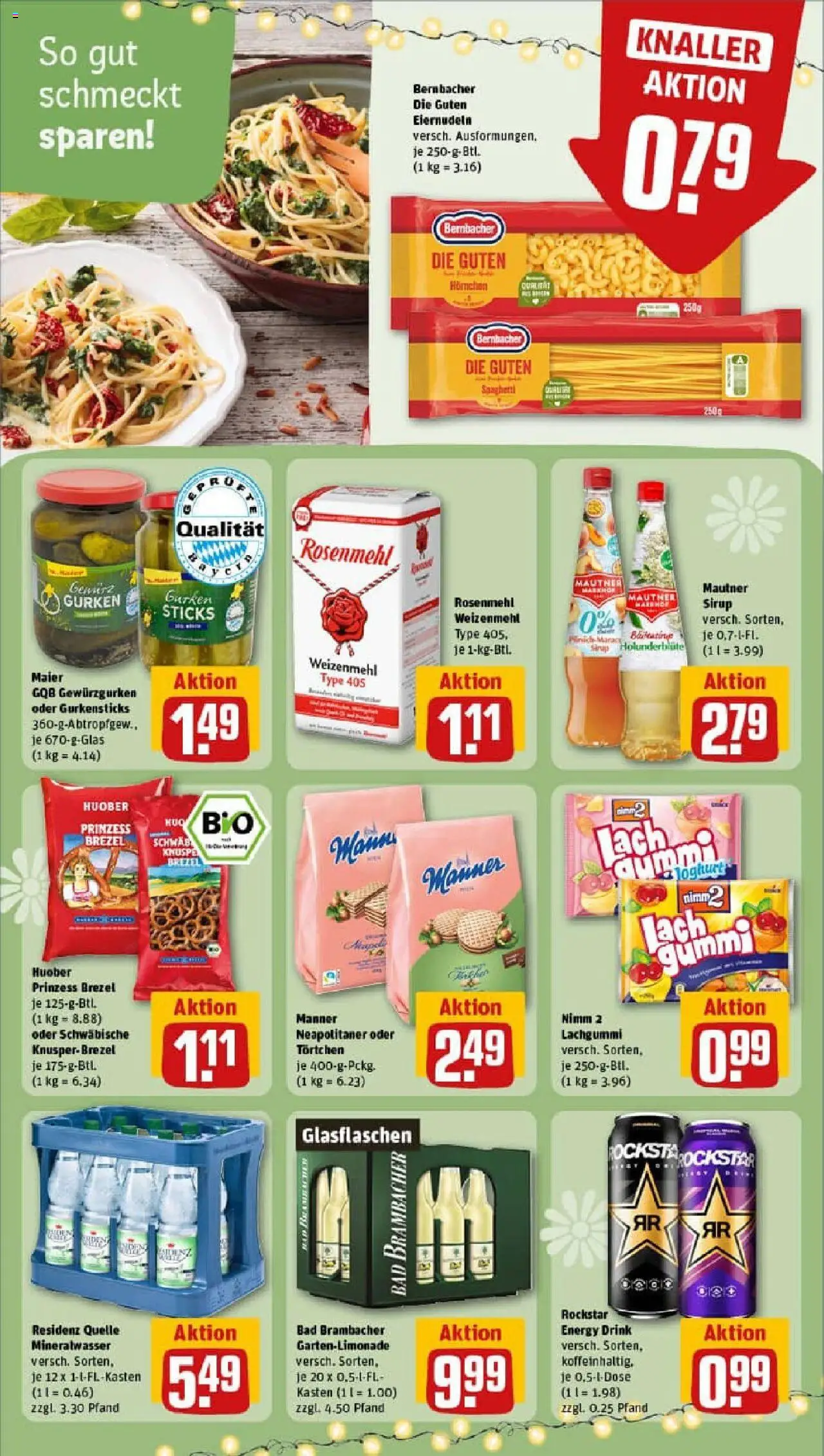 Rewe prospekt Bad Brückenau	 - gültig ab dem 13.07.2025 | Seite: 22 | Produkte: Energy, Bad, Sirup, Mineralwasser