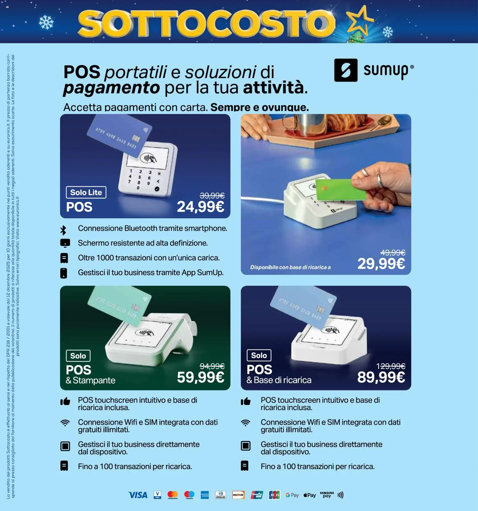 Volantino Euronics del 12.12.2025 | Pagina: 25 | Prodotti: Schermo, Stampante, Samsung