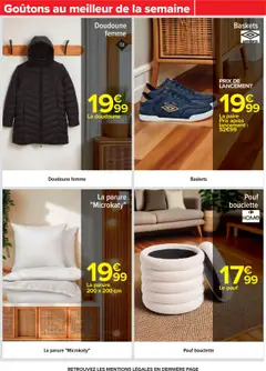 Carrefour - Prévisualisation de Carrefour catalogue Le mois Monopoly S40  valide à partir de 30.09.2025 | Page: 63 | Produits: Doudoune femme, Baskets, Doudoune