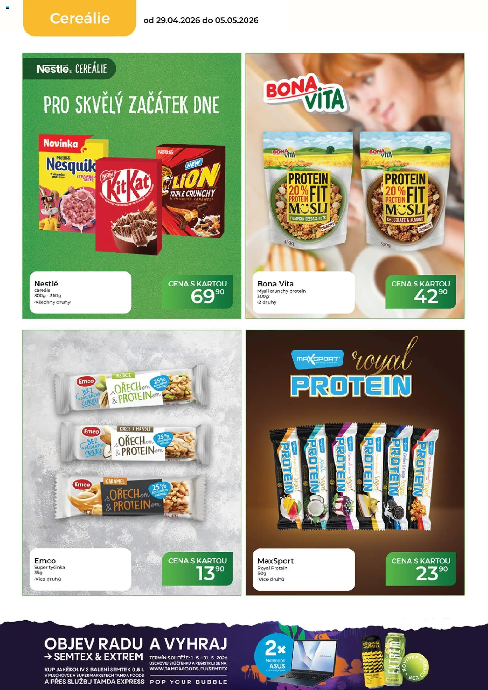 Tamda Foods leták od 29.04.2026 | Strana: 26 | Produkty: Notebook, Mandle, Mysli, Protein