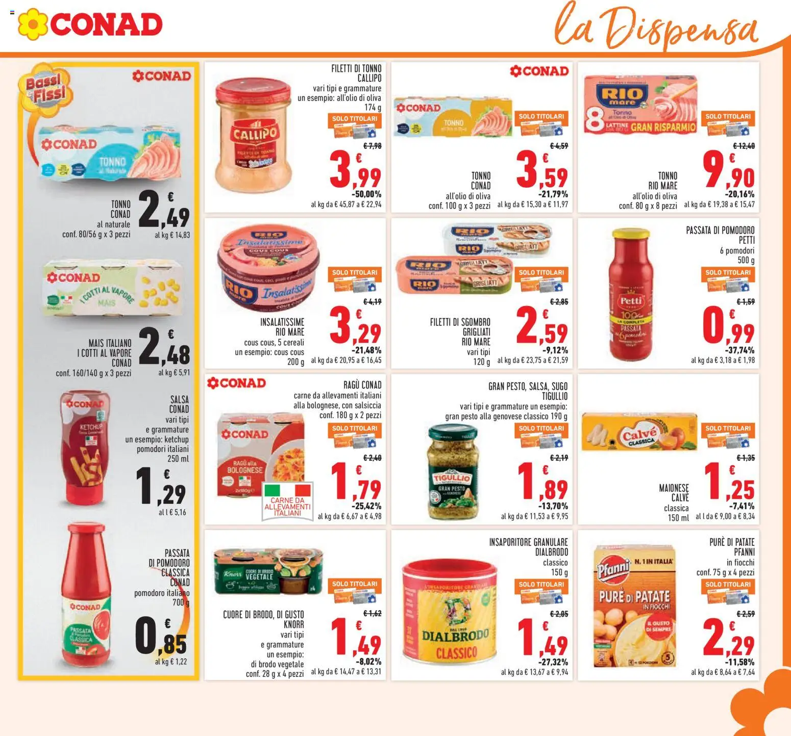 Volantino Conad del 06.05.2026 | Pagina: 15 | Prodotti: Fiocchi, Patate, Maionese, Pomodoro