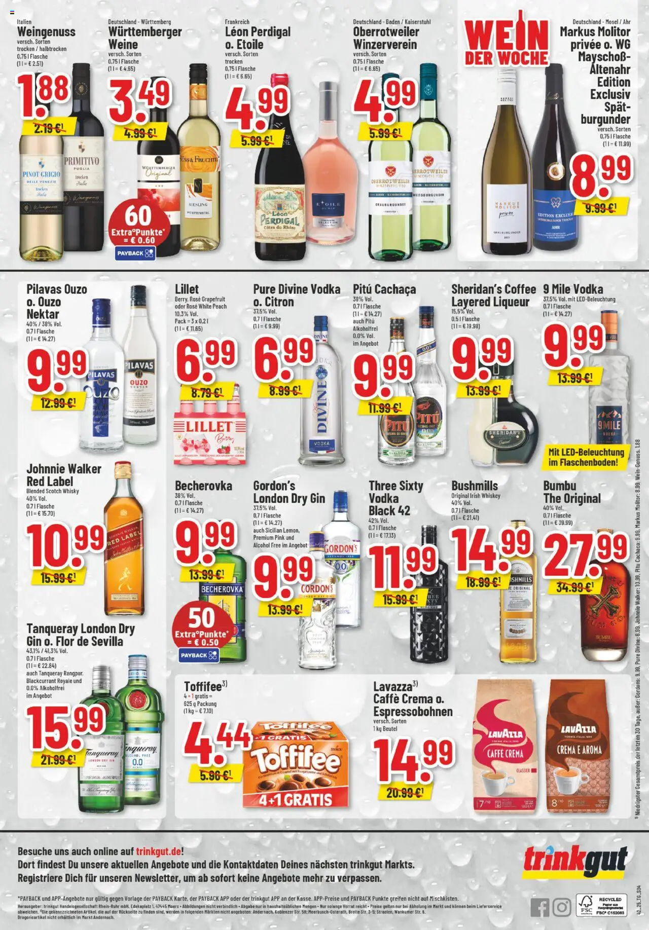 Trinkgut Prospekt – gültig ab 13.10.2025 | Seite: 6 | Produkte: Grapefruit, Toffifee, Whiskey, Johnnie walker