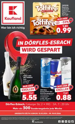 Kaufland Prospekt Dörfles-Esbach	 ab 12.03.2026 gültig