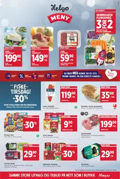 Forhåndsvisning av Meny Helgø kundeavis gyldig fra 19.01.2026