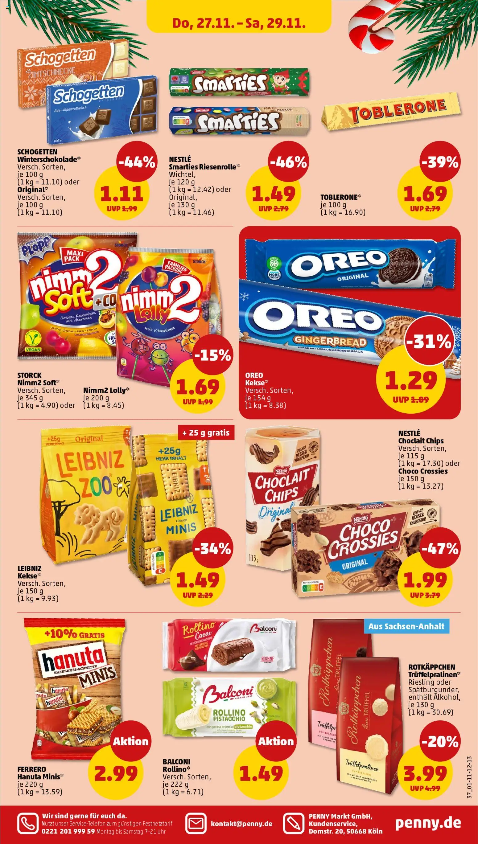 Penny - Black Friday – gültig ab 24.11.2025 | Seite: 37 | Produkte: Smarties, Chips, Kekse, Uhr